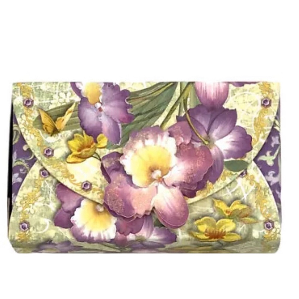 Punch Studio Orchid Lavender Soap in 3D Trifold Envelope Pouch (90948)